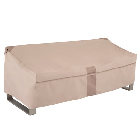 Modern Leisure Monterey Patio Loveseat Cover, 82.5 in. L x 38 in. W x 38.25 in. H, Beige 2907
